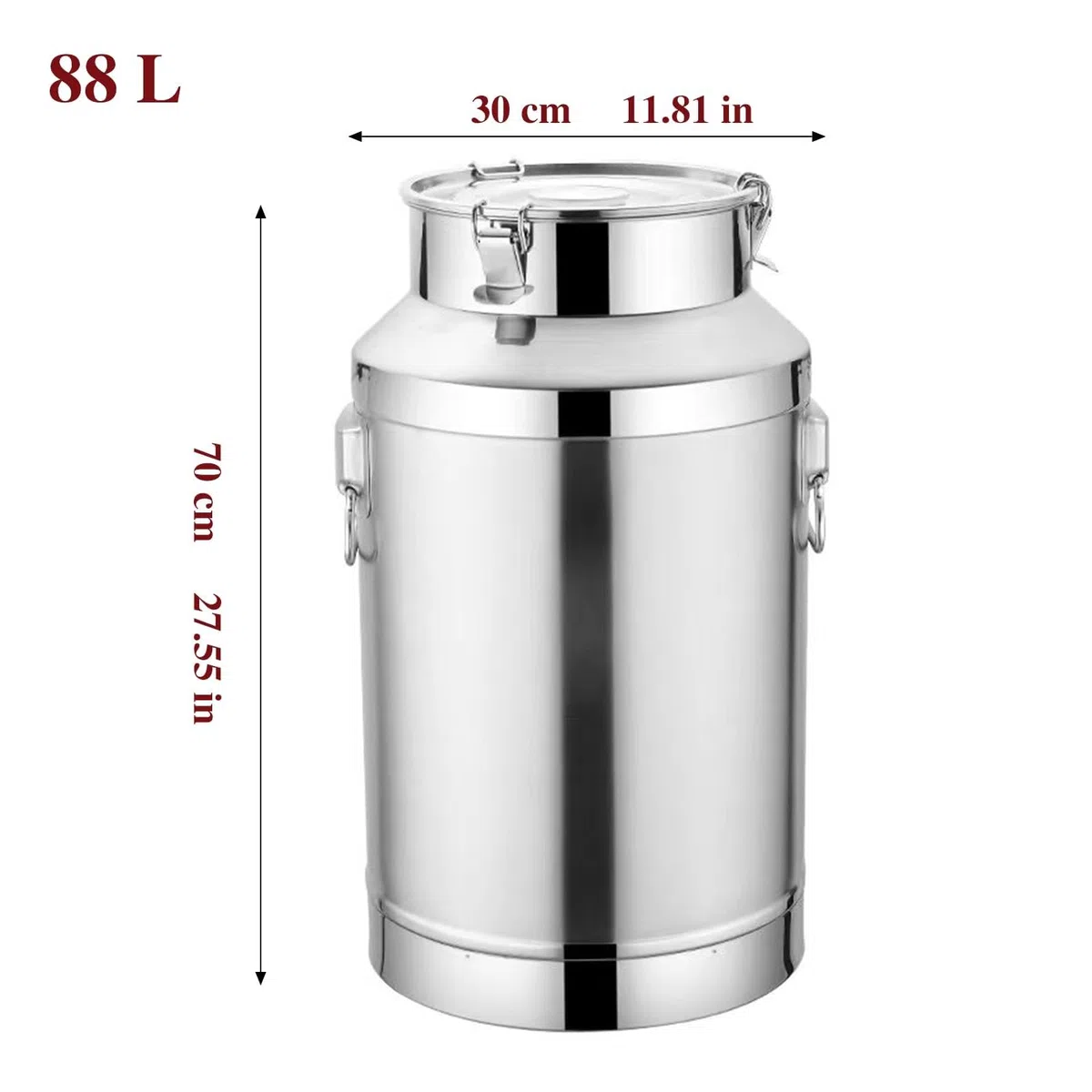 Suppentopf aus Edelstahl mit luftdichtem Deckel, auslaufsicher, Kochen und Aufbewahren, für Suppen, Eintöpfe und trockene Lebensmittel, langlebig, ungiftig, leicht zu reinigen