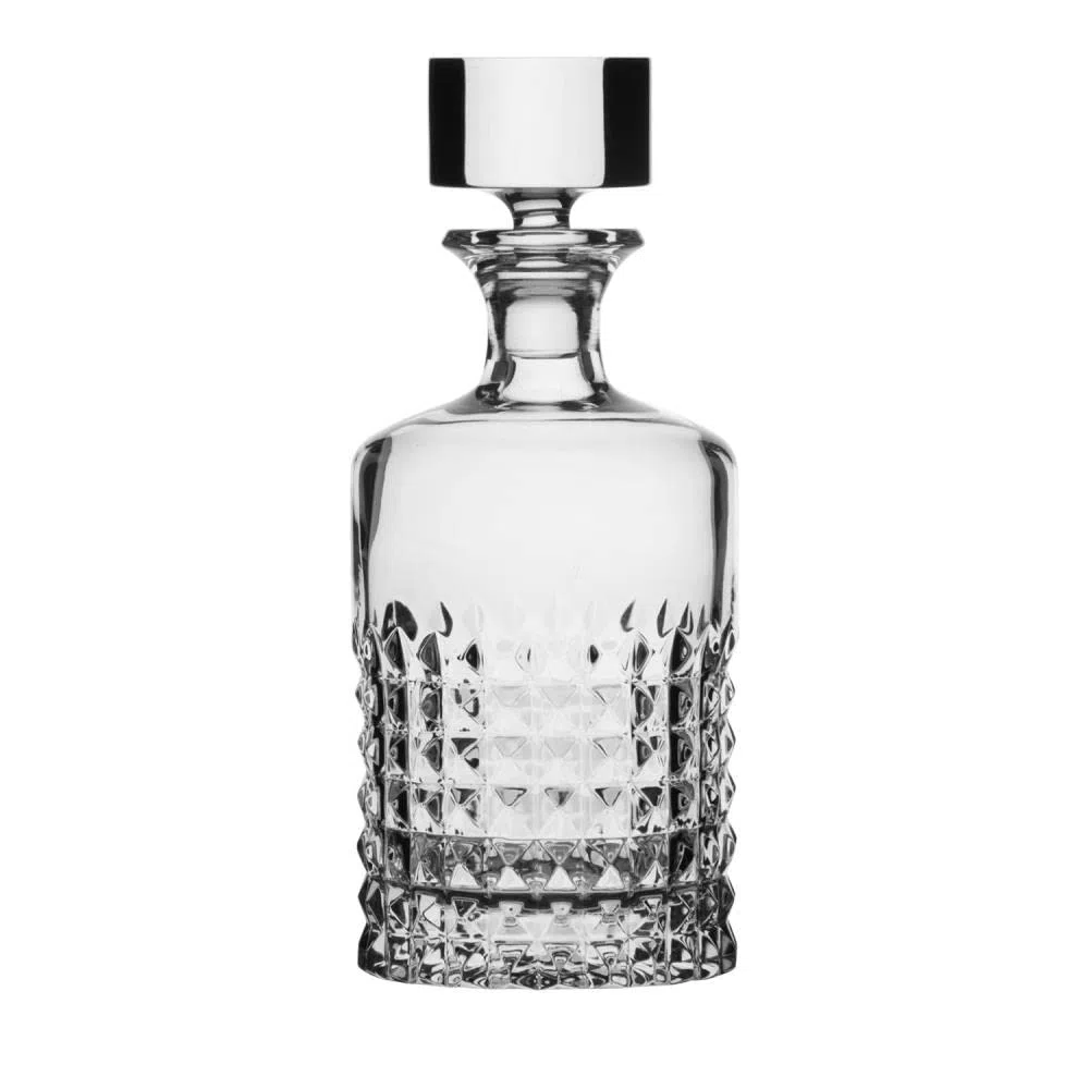 ARNSTADT KRISTALL Whiskykaraffe Rocks transparent (25 cm) Kristallglas mundgeblasen · von Hand geschliffen · Handmade in Germany