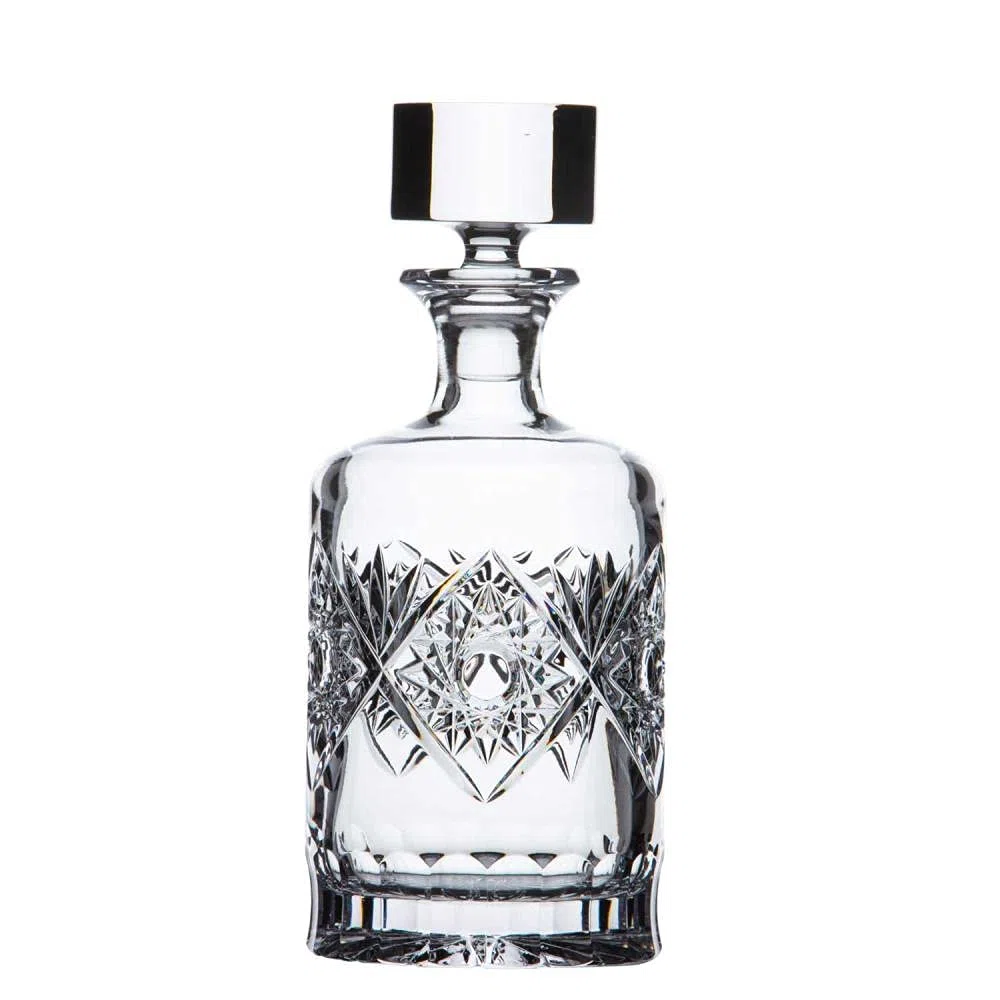 ARNSTADT KRISTALL Whiskykaraffe Santra (25 cm) Kristallglas mundgeblasen · von Hand geschliffen · Handmade in Germany