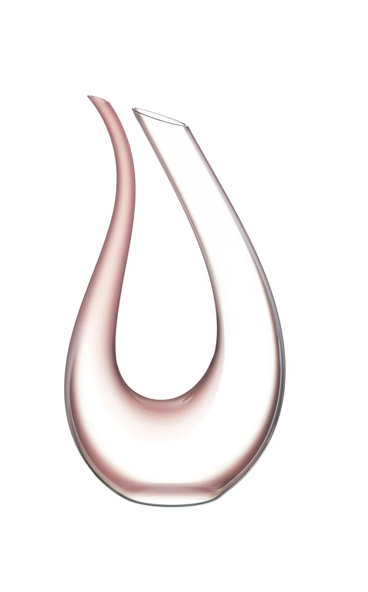 RIEDEL Amadeo Dekanter - Rosa - Einzelpackung, Karaffe, Kristallglas, Nur Handwäsche – Glasreinigungsperlen ungeeignet - 1756/13R