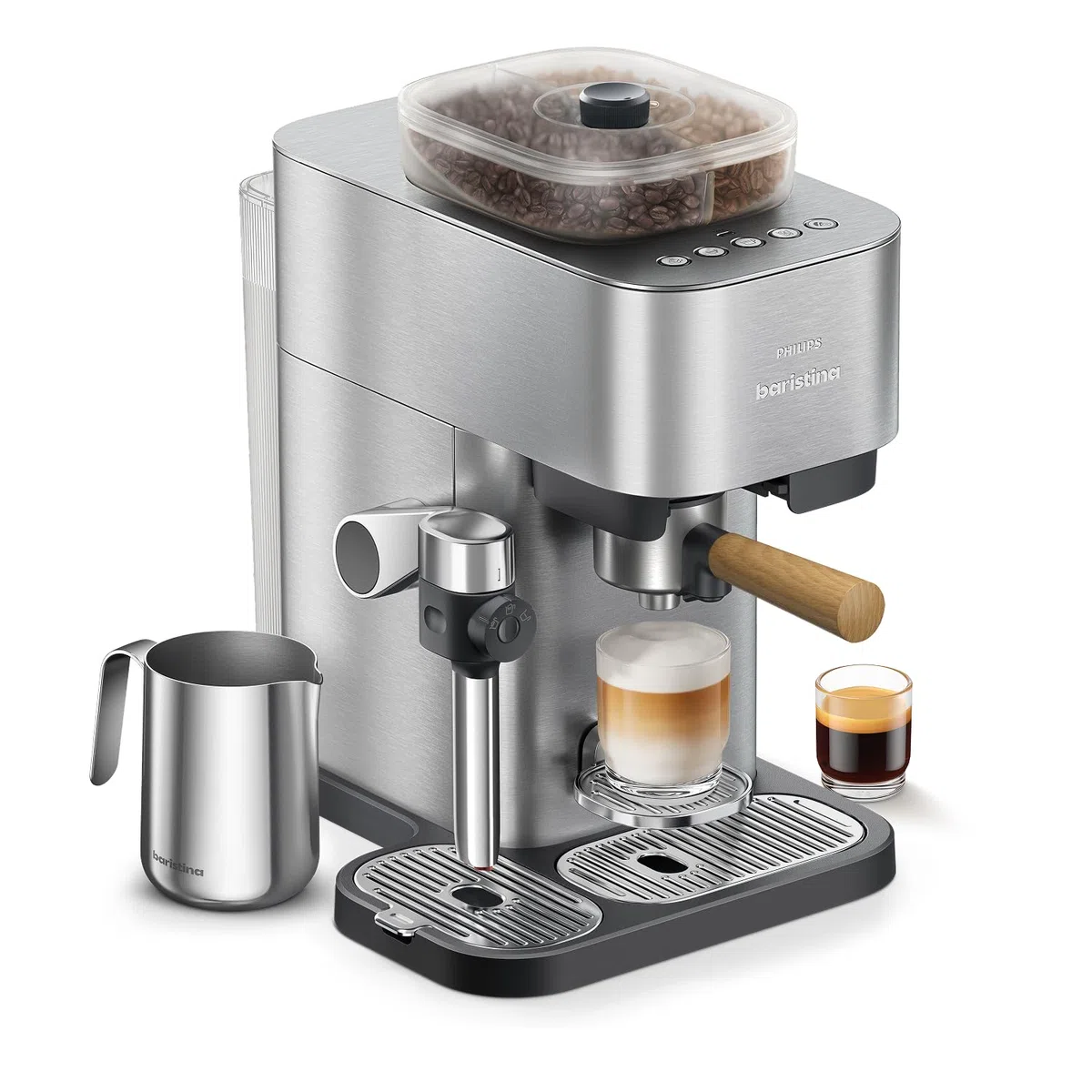 PHILIPS Baristina Latte Plus Espressomaschine mit Bean Swap