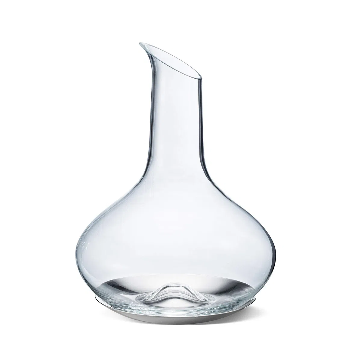 Georg Jensen 10013570 Sky Wein Edelstahl Untersetzer Karaffe, Glas, silber