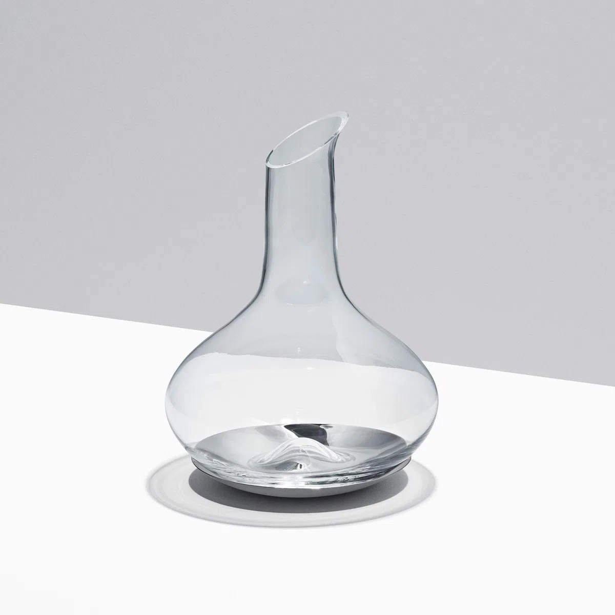 Georg Jensen 10013570 Sky Wein Edelstahl Untersetzer Karaffe, Glas, silber