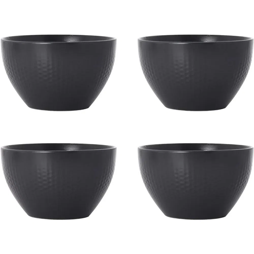 12-teiliges Geschirrset Steingut Teller Dessertteller Schüssel Becher Set Speiseteller Set