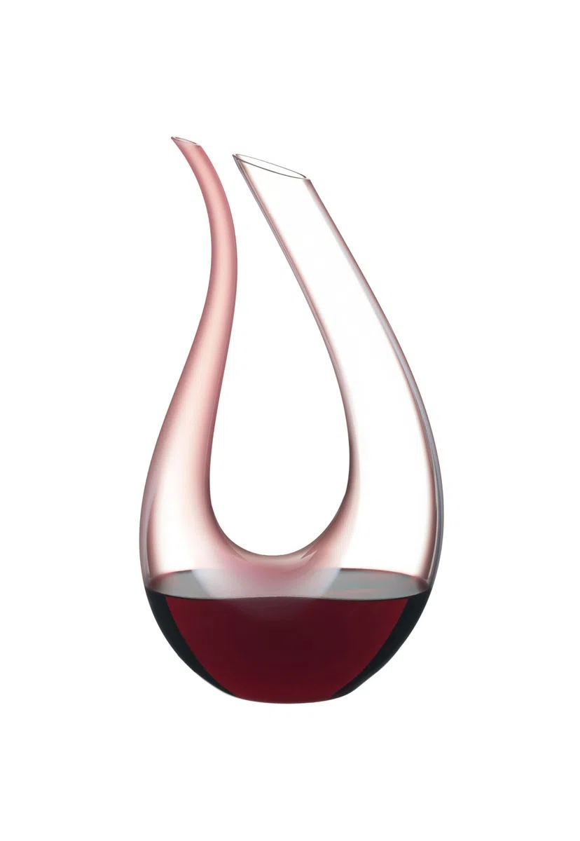 RIEDEL Amadeo Dekanter - Rosa - Einzelpackung, Karaffe, Kristallglas, Nur Handwäsche – Glasreinigungsperlen ungeeignet - 1756/13R